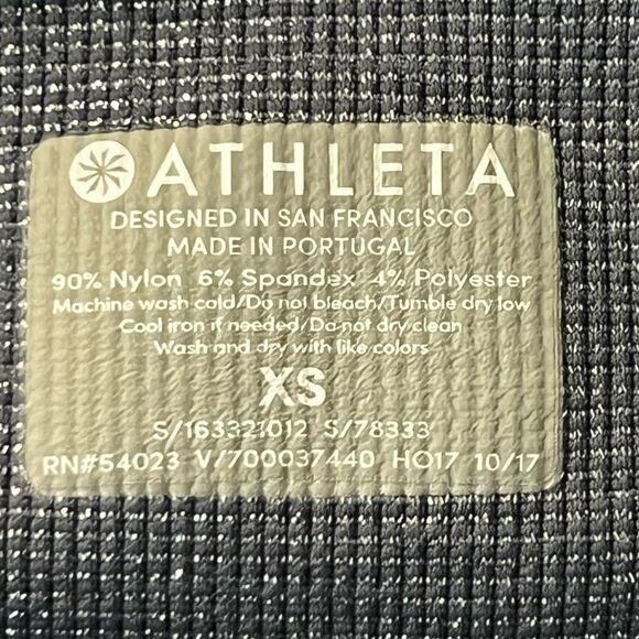 Athleta Shimmer Seamless Tights Size XS - Picture 5 of 9